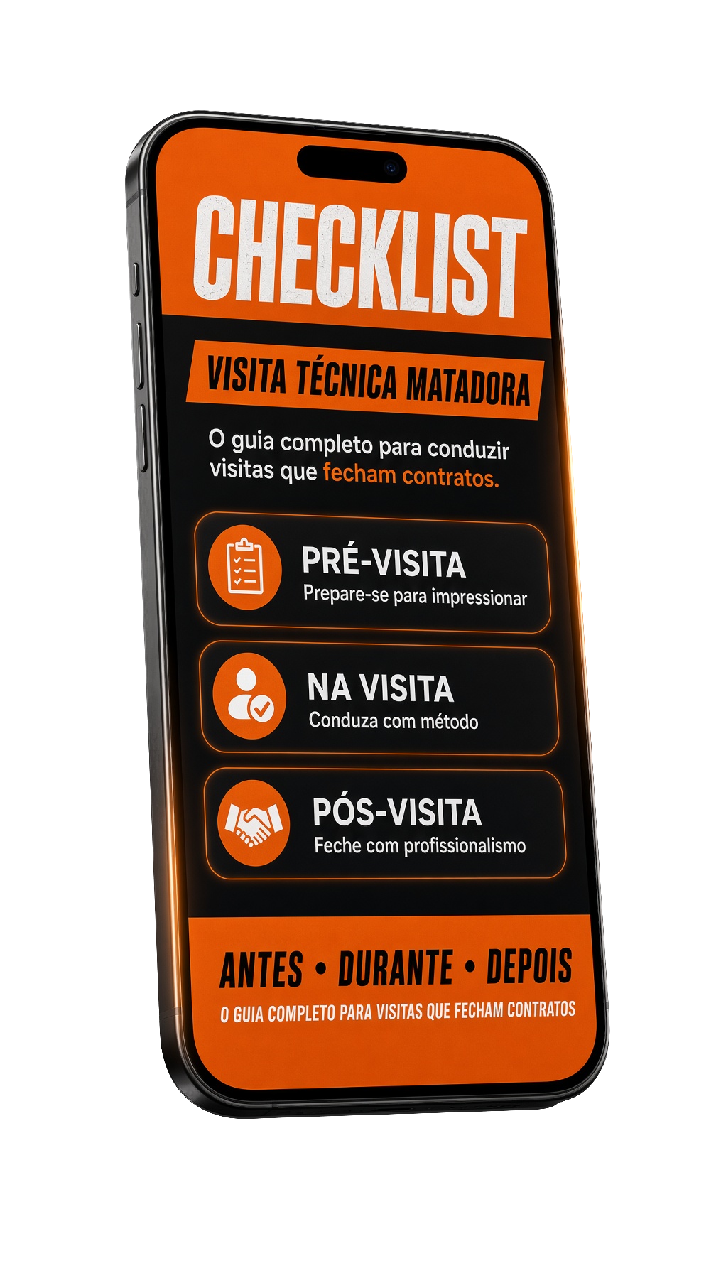 Checklist para imprimir ou celular